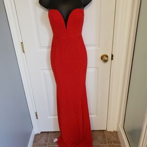 NWT FITTED RED DRESS